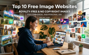 Top 10 Free Image Websites (2026) Royalty-Free & No Copyright Images for Commercial and Personal Use